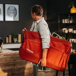 Remorque Vélo Utilitaire Cargo Kalle Croozer 92 Litres -Vélo Soldes Remorque velo cargo Croozer kalle rouge 6