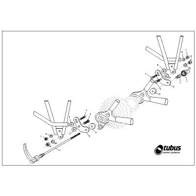 Adaptateur De Fixation Porte-bagage Sur Cadre Sans Oeillet Tubus 3 Adaptateur De Fixation Porte-bagage Sur Cadre Sans Oeillet Tubus – Image 3