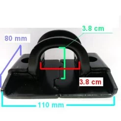 Abus Anneau Fixation Sol Et Mur Pour Vélo -Vélo Soldes anneau fixation sol et mur pour velo full 3