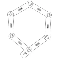 Antivol Vélo U Pliant Bordo Granit X-Plus 6500 110 Cm - Abus -Vélo Soldes antivol velo u pliant bordo granit x plus 6500 110 cm abus full 3