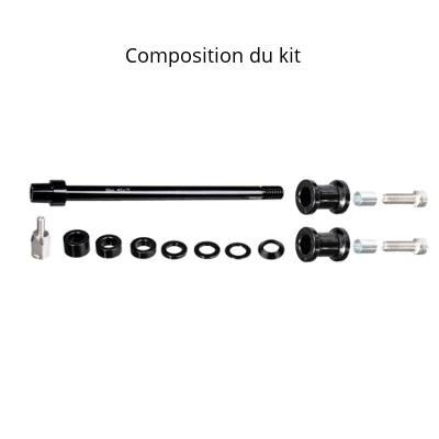 Axe De Roue Pour Fixation Remorque Topeak Journey Trailer TX 5 Axe De Roue Pour Fixation Remorque Topeak Journey Trailer TX – Image 5