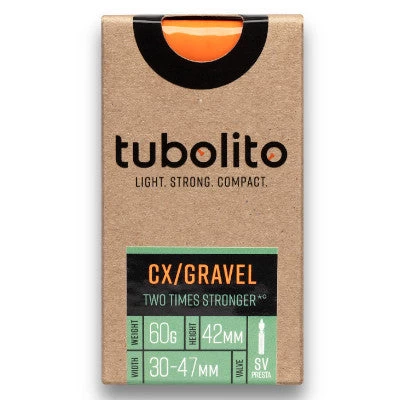 Chambre à Air Gravel 700 X 30-47C Presta Tubolito Tubo CX Gravel -Vélo Soldes chambre a air gravel 700 x 30 47c presta tubolito tubo cx gravel full