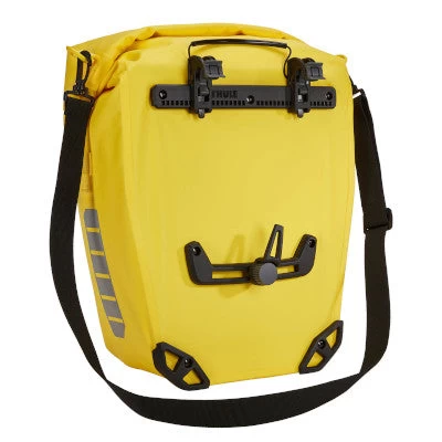 Double Sacoche Jaune Sur Porte-bagages 25L Shield Pannier Thule 2 Double Sacoche Jaune Sur Porte-bagages 25L Shield Pannier Thule – Image 2