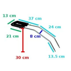 Extra Barre Pour Siège Siesta Et Caress - Hamax 5 Extra Barre Pour Siège Siesta Et Caress - Hamax -Vélo Soldes extra barre pour siege siesta et caress hamax full 4