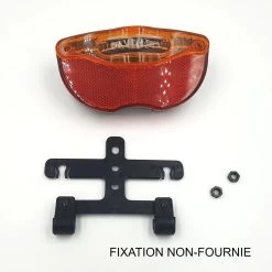 Eclairage Arrière Et Catadioptre Sur Porte-bagage De Vélo 7 Eclairage Arrière Et Catadioptre Sur Porte-bagage De Vélo -Vélo Soldes feu qlite2
