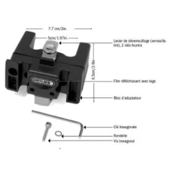 Fixation Pour Guidon Avec Serrure Ortlieb -Vélo Soldes fixation pour guidon avec serrure ortlieb full 4