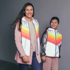 Gilet Réfléchissant Multicolore Pour Femmes Darkflow Go Fluo -Vélo Soldes gilet reflechissant multicolore pour femmes darkflow go fluo full 3