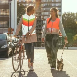 Gilet Réfléchissant Multicolore Pour Femmes Darkflow Go Fluo -Vélo Soldes gilet reflechissant multicolore pour femmes darkflow go fluo full 6