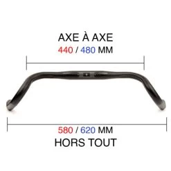 Cintre Vélo Gravel Ergotec 31,8 Mm Noir -Vélo Soldes gravel