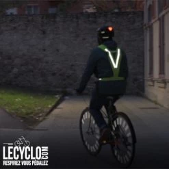 M-Wave Harnais Réfléchissant De Sécurité Pour Cycliste -Vélo Soldes harnais reflechissant de securite pour cycliste full 4