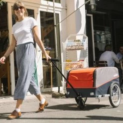 Kit Charrette Manuelle Pour Remorque Vélo Cargo Croozer -Vélo Soldes kit charrette manuelle pour remorque velo cargo croozer full 3