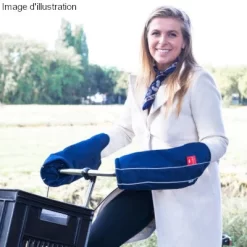 Manchons Vélo Wobs Bleus Contre Le Froid -Vélo Soldes manchons velo wobs bleus contre le froid full 3