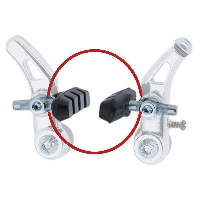 Patins Cantilever 60 Mm Pour Frein Vélo - La Paire 4 Patins Cantilever 60 Mm Pour Frein Vélo - La Paire – Image 4