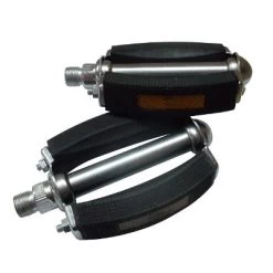 Messingschlager Pédales Vintage Rubber Pour Vélo