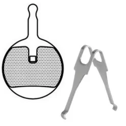 Plaquettes Organiques Pour Frein à Disque De Vélo - AVID BB5 -Vélo Soldes plaquettes organiques pour frein a disque de velo avid bb5 full 5