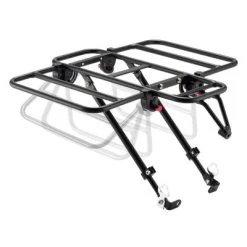 Porte-bagages Vélo Avant à Plateforme Avec Côtés Rabattables