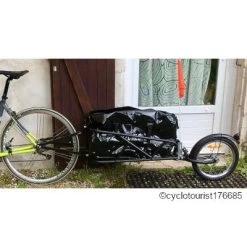 Remorque Vélo Mono Roue Avec Amortisseur -Vélo Soldes remorque velo mono roue avec amortisseur full 6