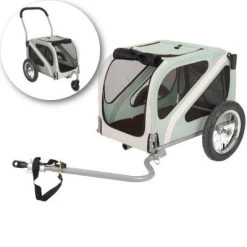 Remorque Vélo Pour Chien Avec Kit Piéton - Monz