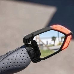 Rétroviseurs Clignotants Pour Vélo Et Trottinette QLÏR Visaia Bike -Vélo Soldes retroviseur clignotant velo qlir vasaia bike