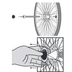 Roue 20 Pouces Pour Remorque Vélo Y-Frame Carry Freedom -Vélo Soldes roue 20 pouces pour remorque velo y frame carry freedom 2