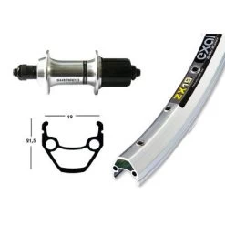 Vélo Soldes -Vélo Soldes roue arriere de velo 28 pouces cassette 8 et 9 vitesses full 2