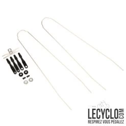 Set Garde-boue Aluminium 28 Pouces R'Light Stronglight - Argent 7 Set Garde-boue Aluminium 28 Pouces R'Light Stronglight - Argent -Vélo Soldes set garde boue aluminium 28 pouces r light stronglight argent full 4