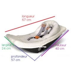 Siège Bébé Coque Weber Pour Remorques Vélo Enfant -Vélo Soldes siege bebe coque weber pour remorques velo enfant full 4