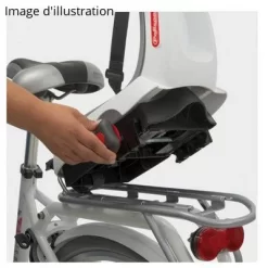 Siège Enfant Guppy Junior Sur Porte Bagage Arrière - Polisport -Vélo Soldes siege enfant guppy junior sur porte bagage arriere polisport full 5