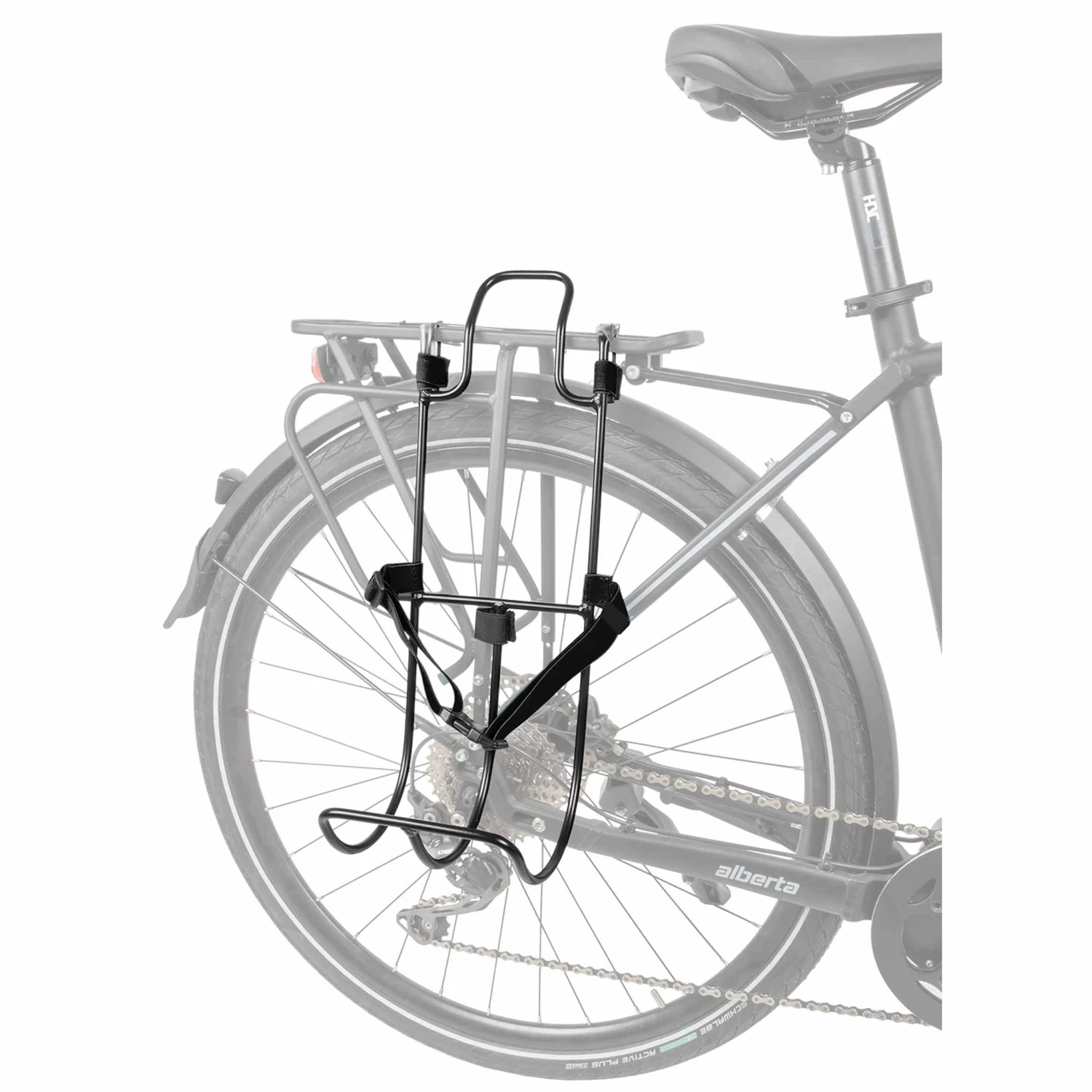 Support Sur Porte-bagages Pour Sacoche Et Sac à Dos M-Wave Racky Bag 2 Support Sur Porte-bagages Pour Sacoche Et Sac à Dos M-Wave Racky Bag – Image 2