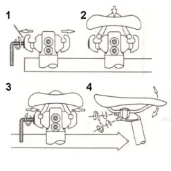 Tige De Selle Vélo 27.2 Suspendue Avec élastomère PM 1000 -Vélo Soldes tige de selle velo 27 2 suspendue avec elastomere pm 1000 full 4