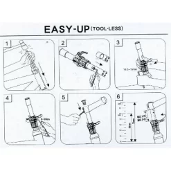 Tube Aheadset à Réglage Rapide En Hauteur Easy Up Satori -Vélo Soldes tube aheadset a reglage rapide en hauteur easy up satori full 4