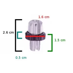 Vis De Réglage Levier De Frein M10 Pour Vélo -Vélo Soldes vis de reglage levier de frein m10 pour velo full 3